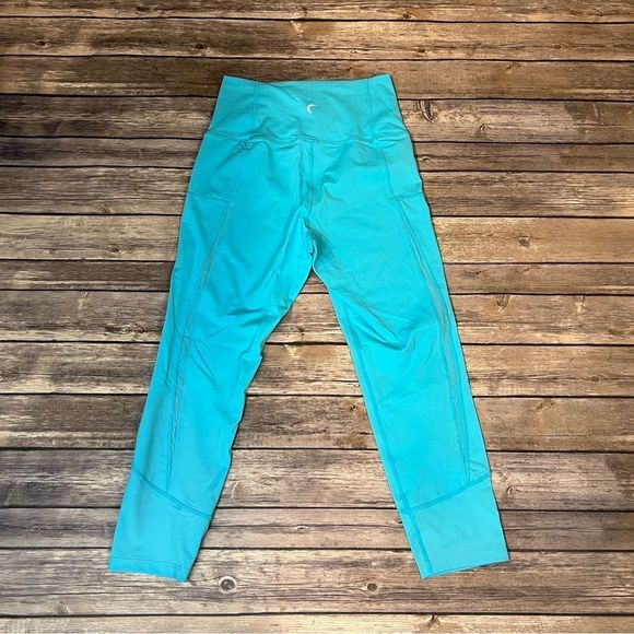 Zyia Active - Leggings in gorgeous teal, mesh details - size 2 - Picture 5 of 8